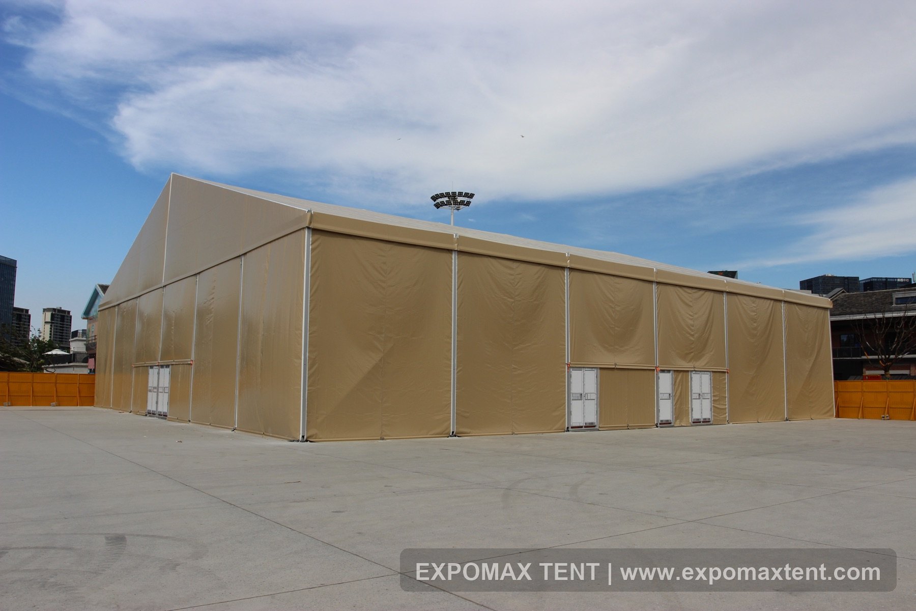Completed Liu Cixin sci-fi exhibition tent